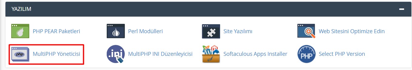 Cpanel Php Sürümünü Değiştirme