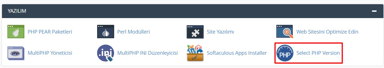 Cpanel Php Sürümünü Değiştirme
