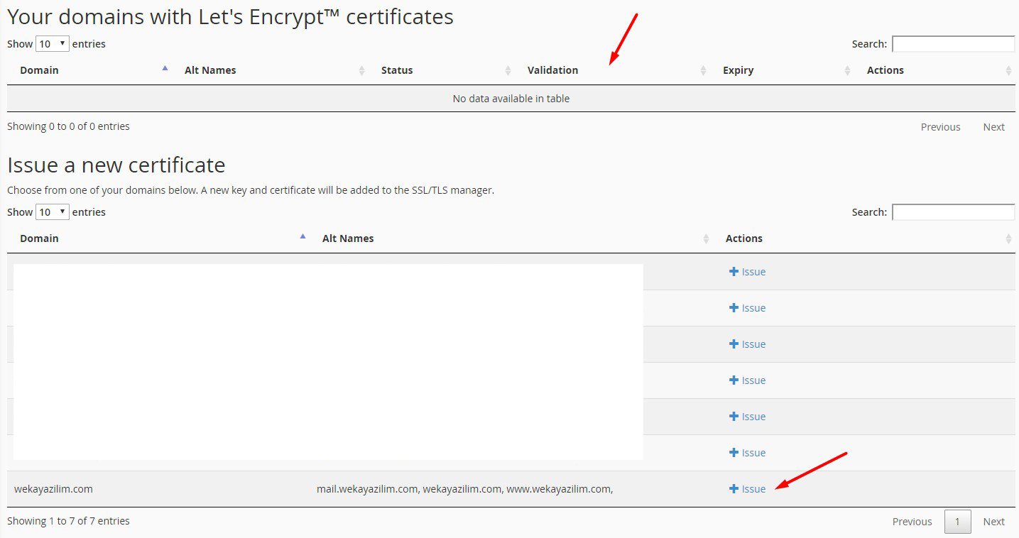 Cpanel Let's Encrypt İle Ücretsiz SSL Sertifikası Oluşturma