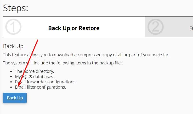 Cpanel Full Yedek Alma