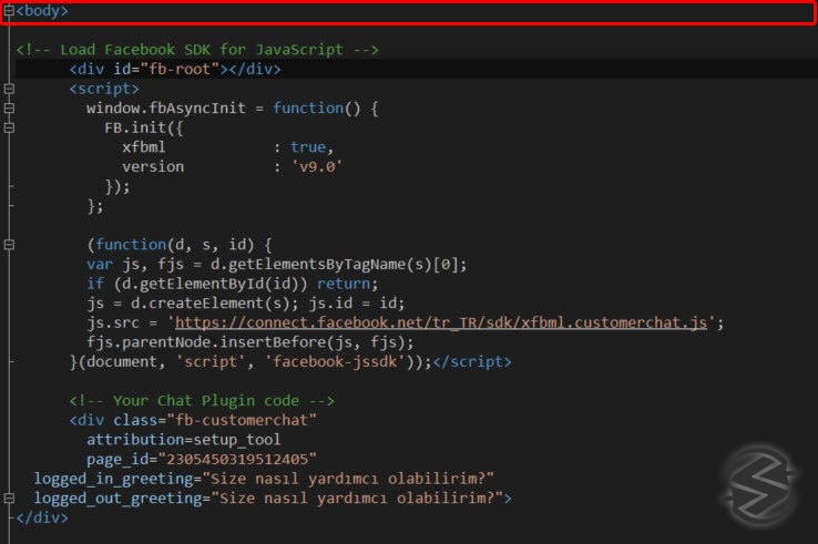Siteye Facebook Messenger Nasıl Eklenir?
