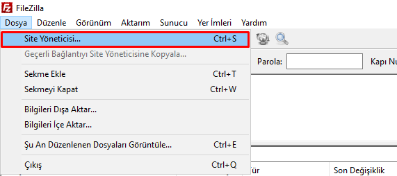 Filezilla Too Many Connections (8) from this IP Hatası