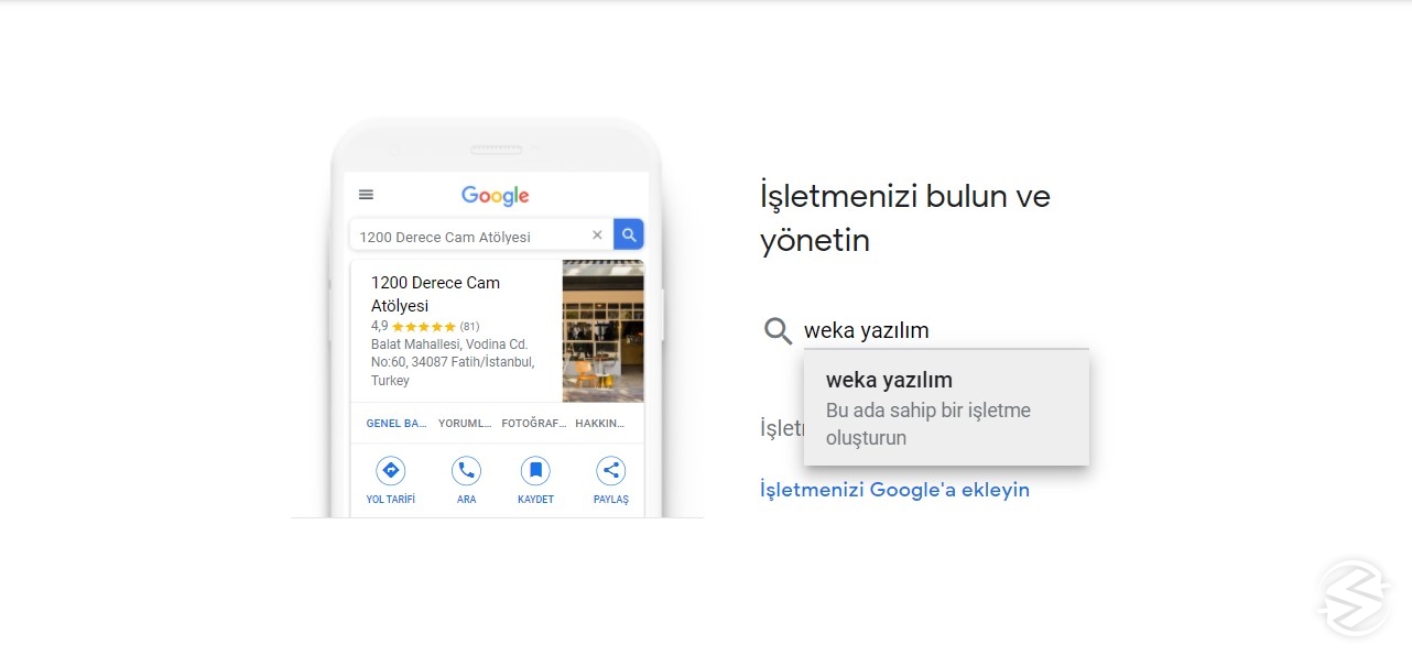 Google Haritalara İşletme Ekleme