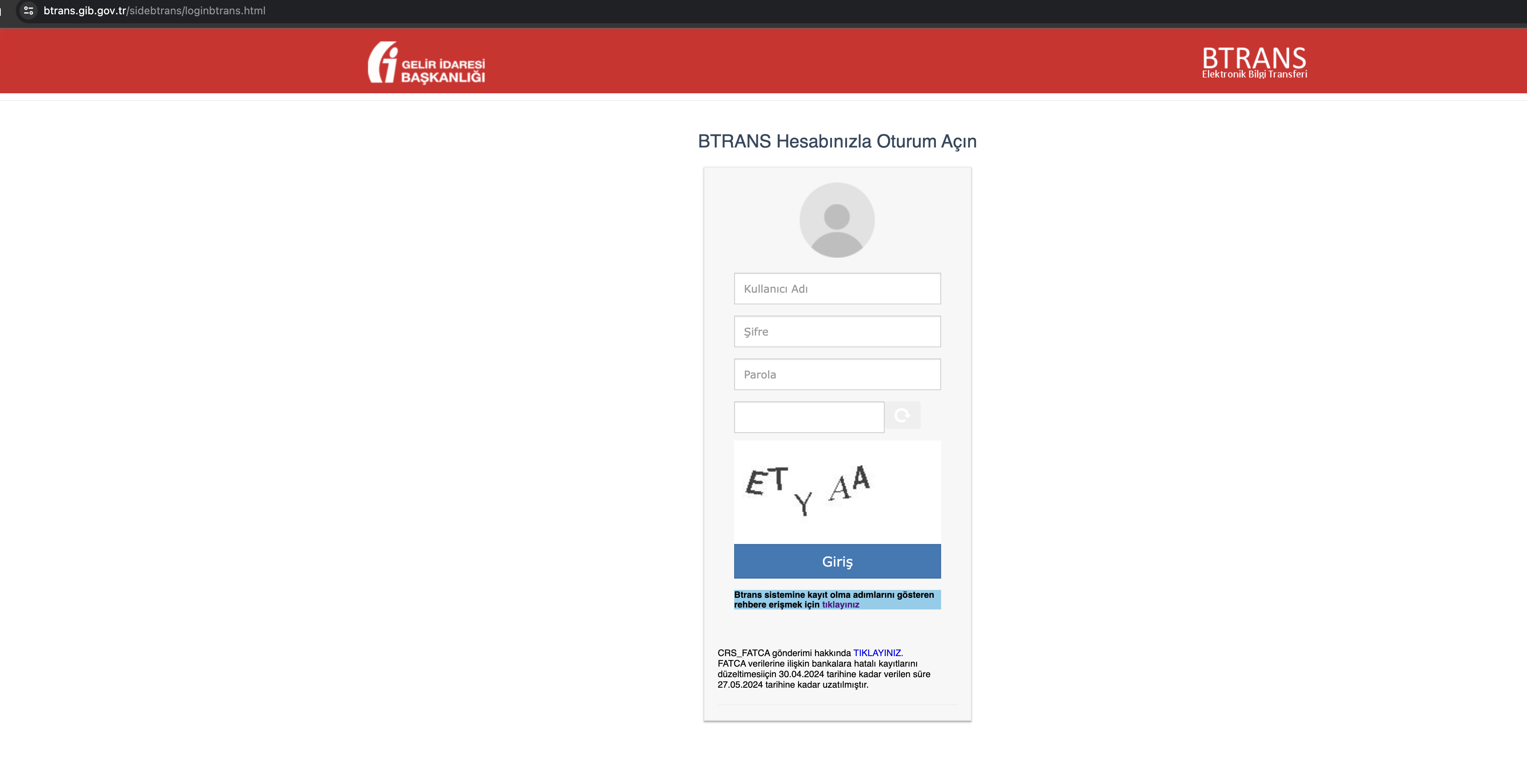Btrans XML Çıktı Alma ve Yükleme